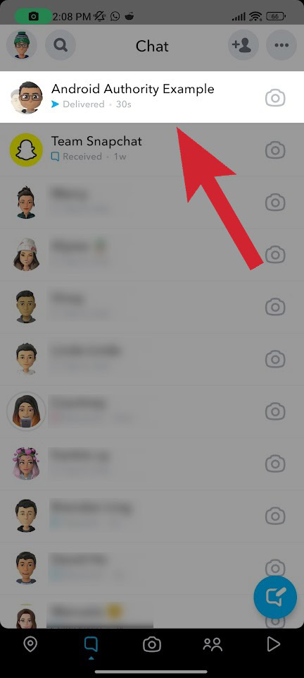 How To Make A Group Chat On Snapchat Android Authority