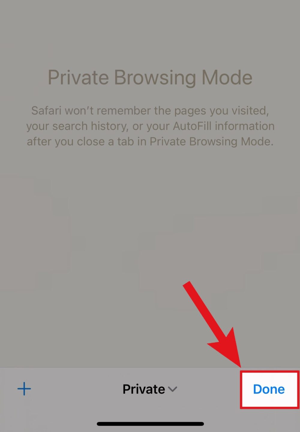 How To Get Out Of Incognito Mode Safari