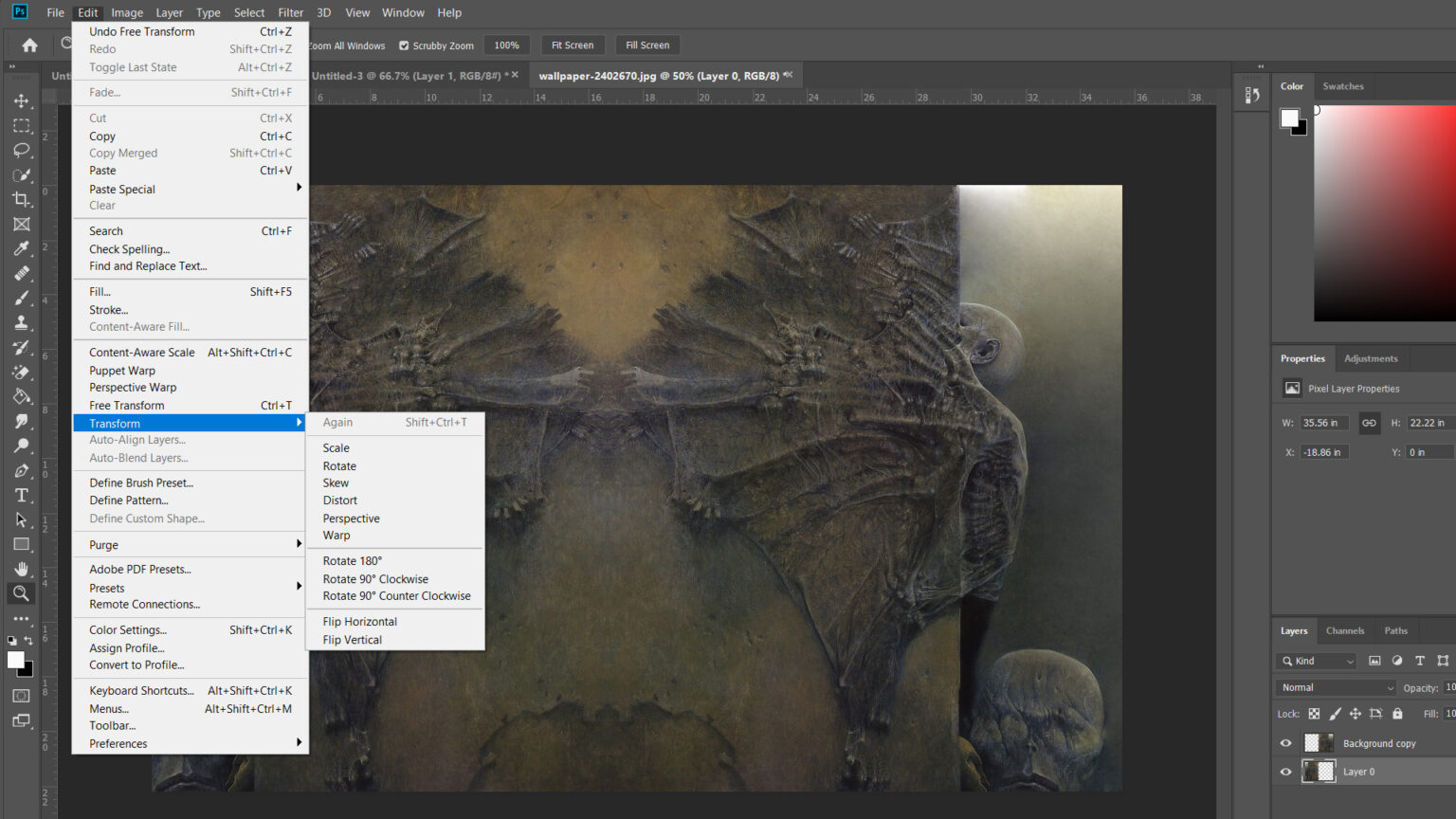 how-to-flip-images-and-layers-in-photoshop-android-authority