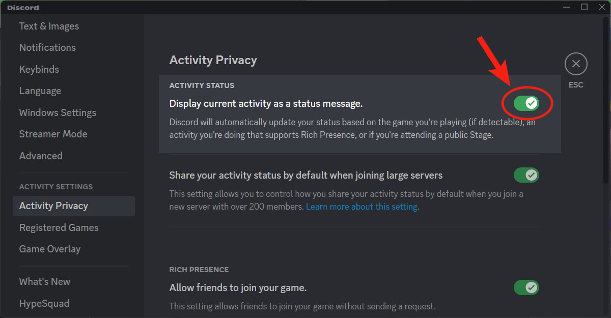 How to Hide What Game You're Playing on Discord 