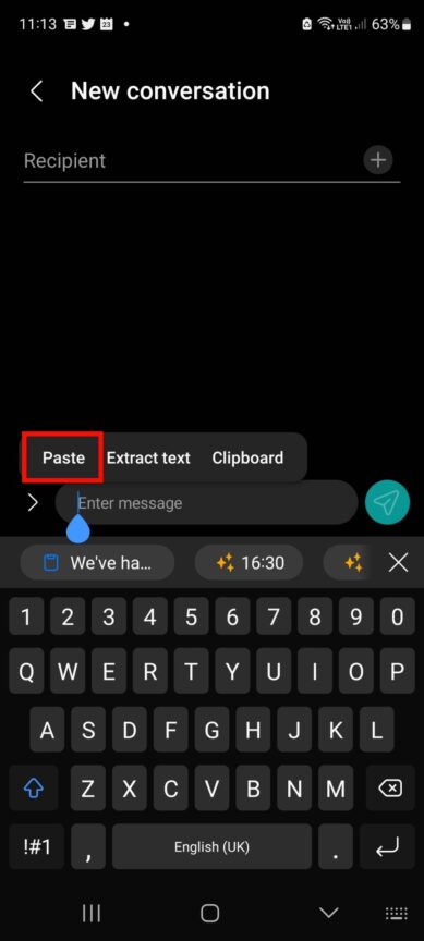 How to copy and paste a text message on Android - Android Authority