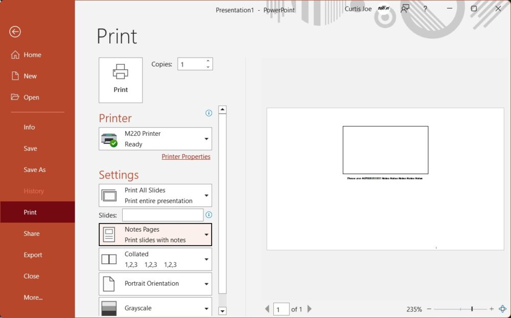 how-to-print-powerpoint-slides-with-notes-android-authority