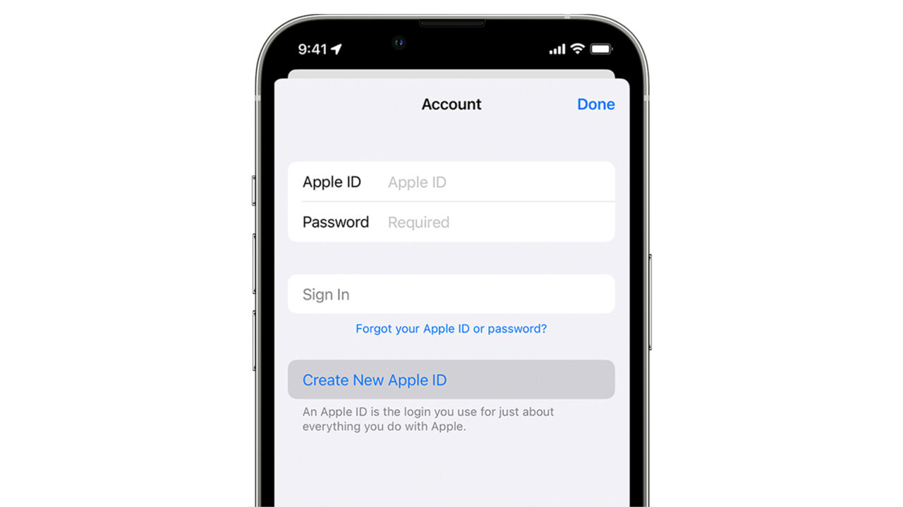 how to create apple id on android 2024