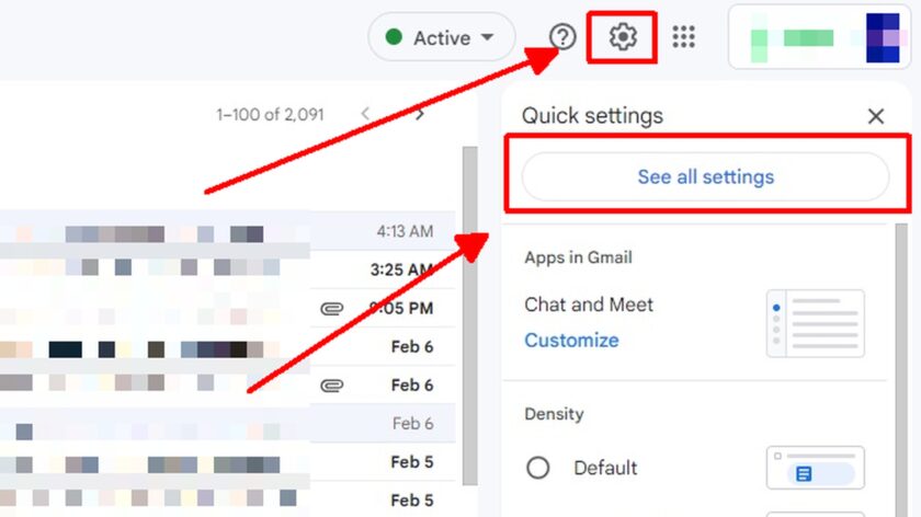 How To Create An Out Of Office Reply In Gmail Android Authority   Gmail Settings Cog Out Of Office 1 840w 472h 