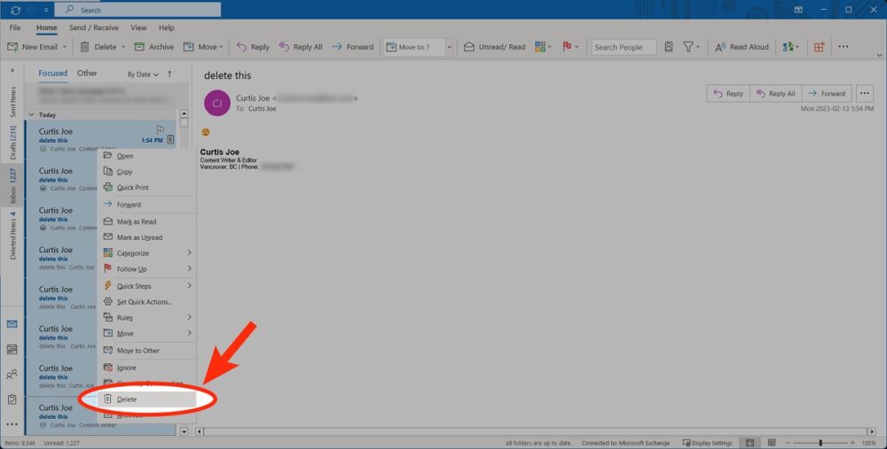 how-to-delete-multiple-emails-in-outlook-android-authority