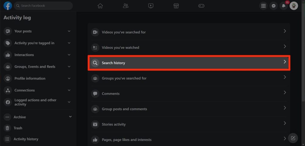 how-to-delete-search-history-on-facebook-android-authority