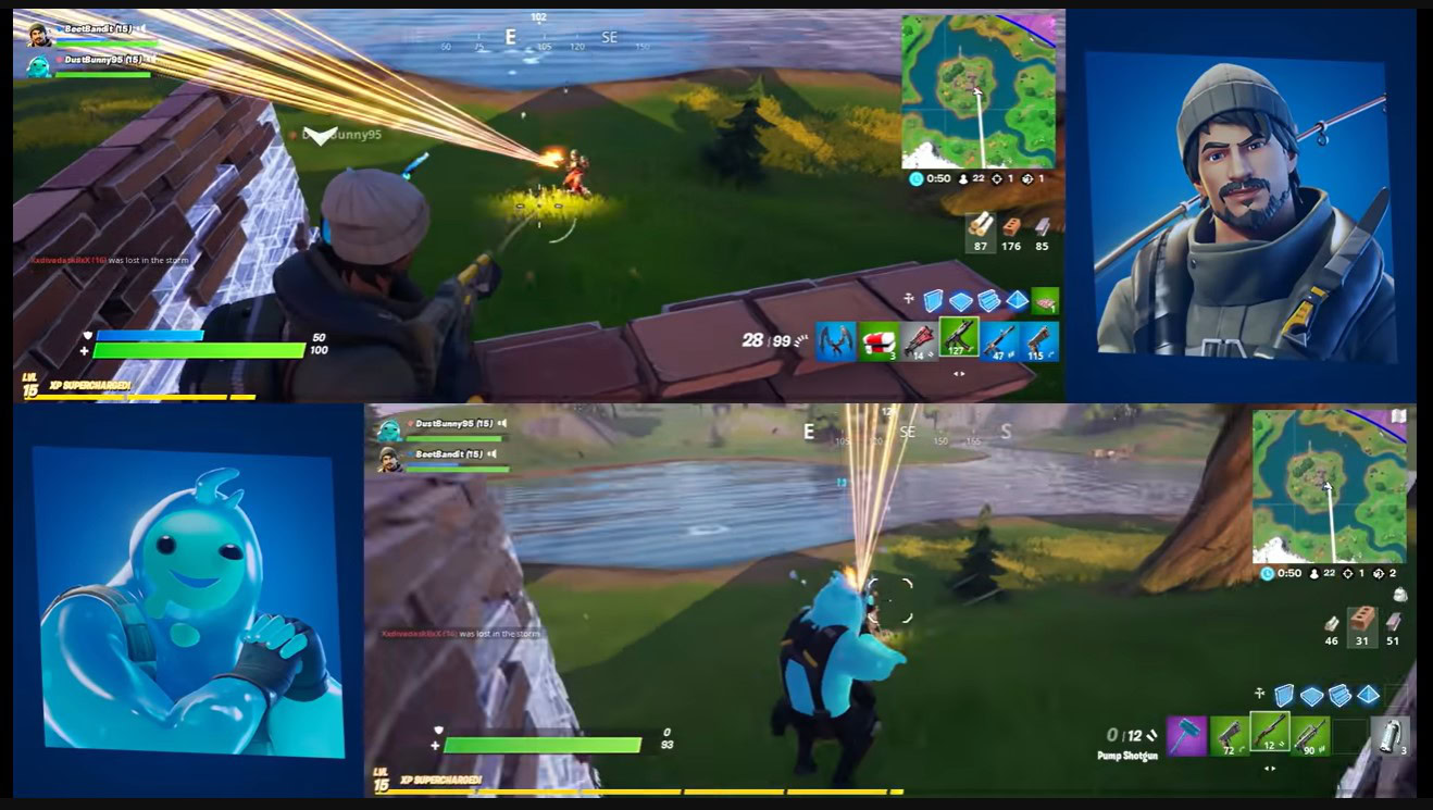 How To SPLIT SCREEN on Fortnite Chapter 4 Season 1! (PS/Xbox/PC/Switch/Mobile)  2023! 
