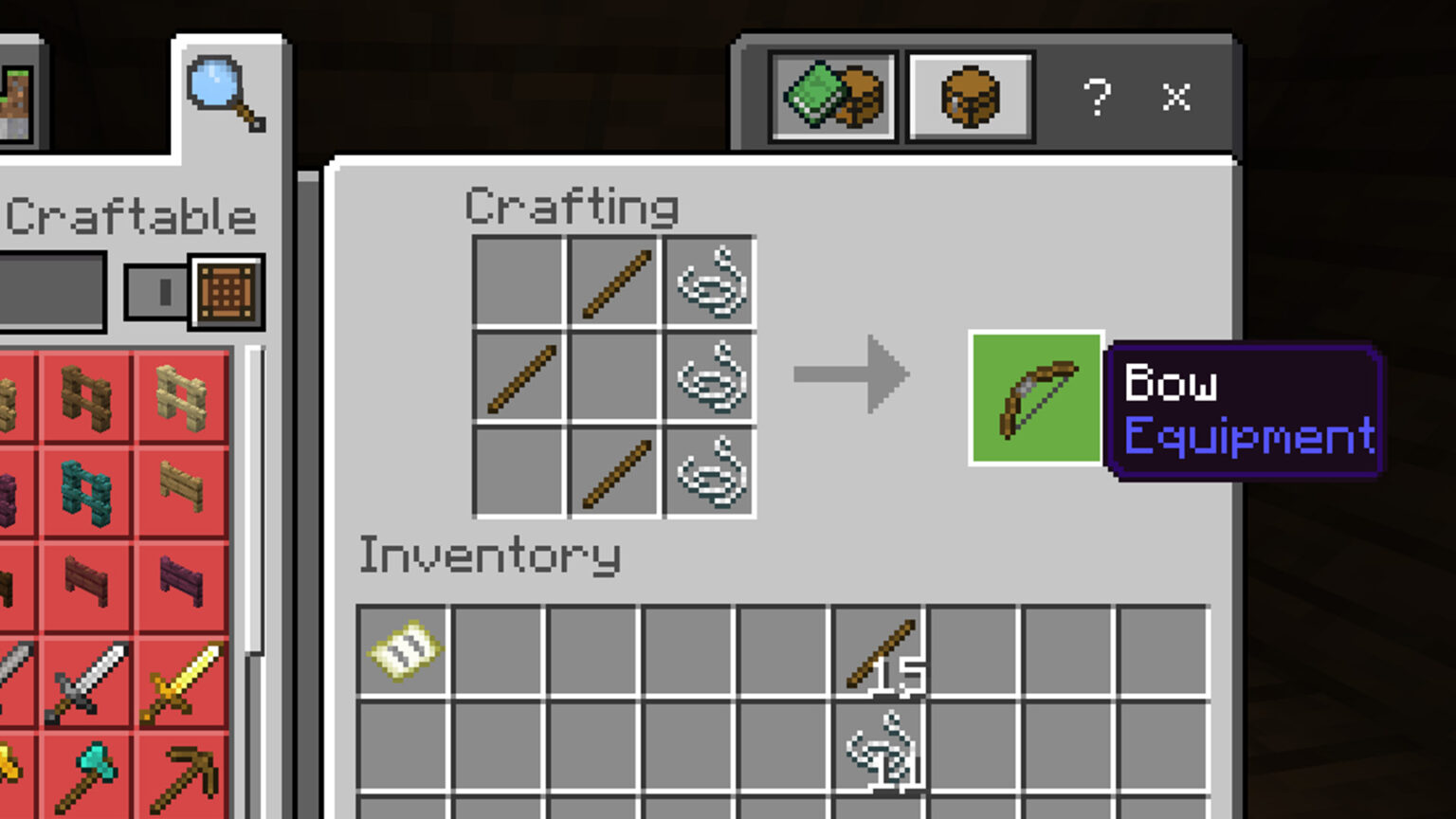 how-to-craft-a-bow-in-minecraft-android-authority