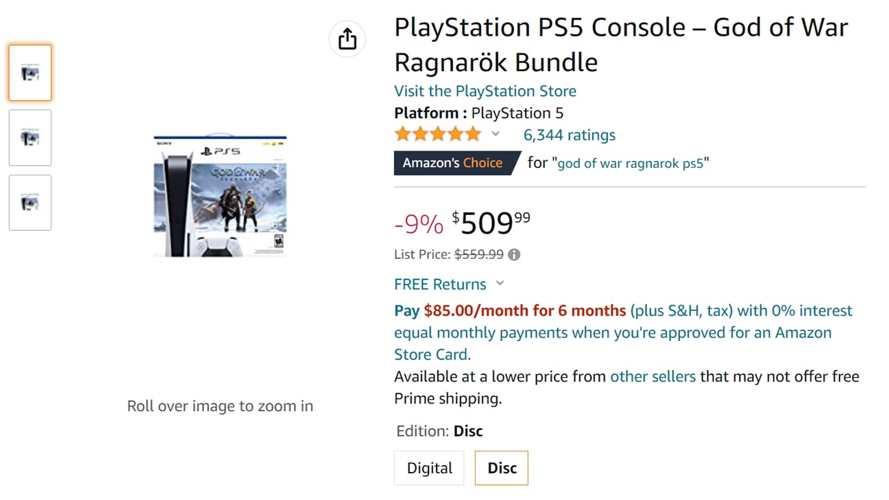 Sony PlayStation 5 (PS5) - Digital Edition - God of War: Ragnarok Bundle •  Price »