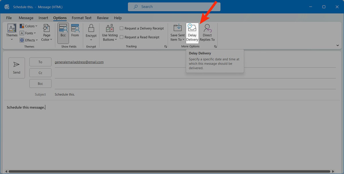 How to see scheduled emails in Outlook