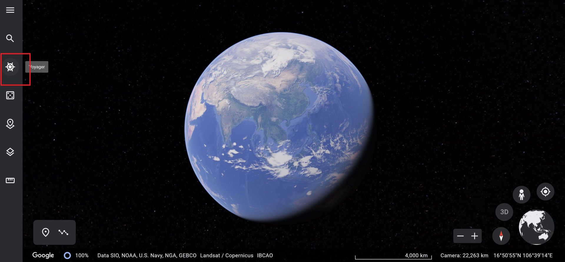 How to go back in on Google Earth - Android Authority