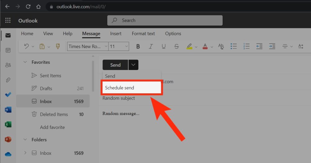 How To Schedule An Email In Outlook Android Authority