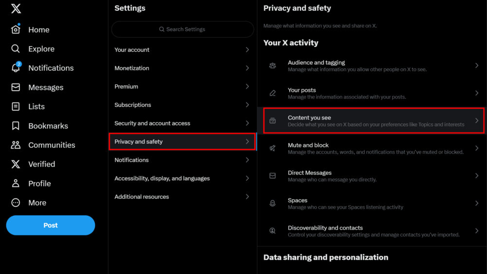 How to see sensitive content on X (Twitter) Android Authority