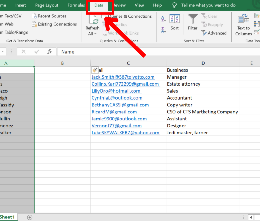 How to separate first and last name in Excel - Android Authority