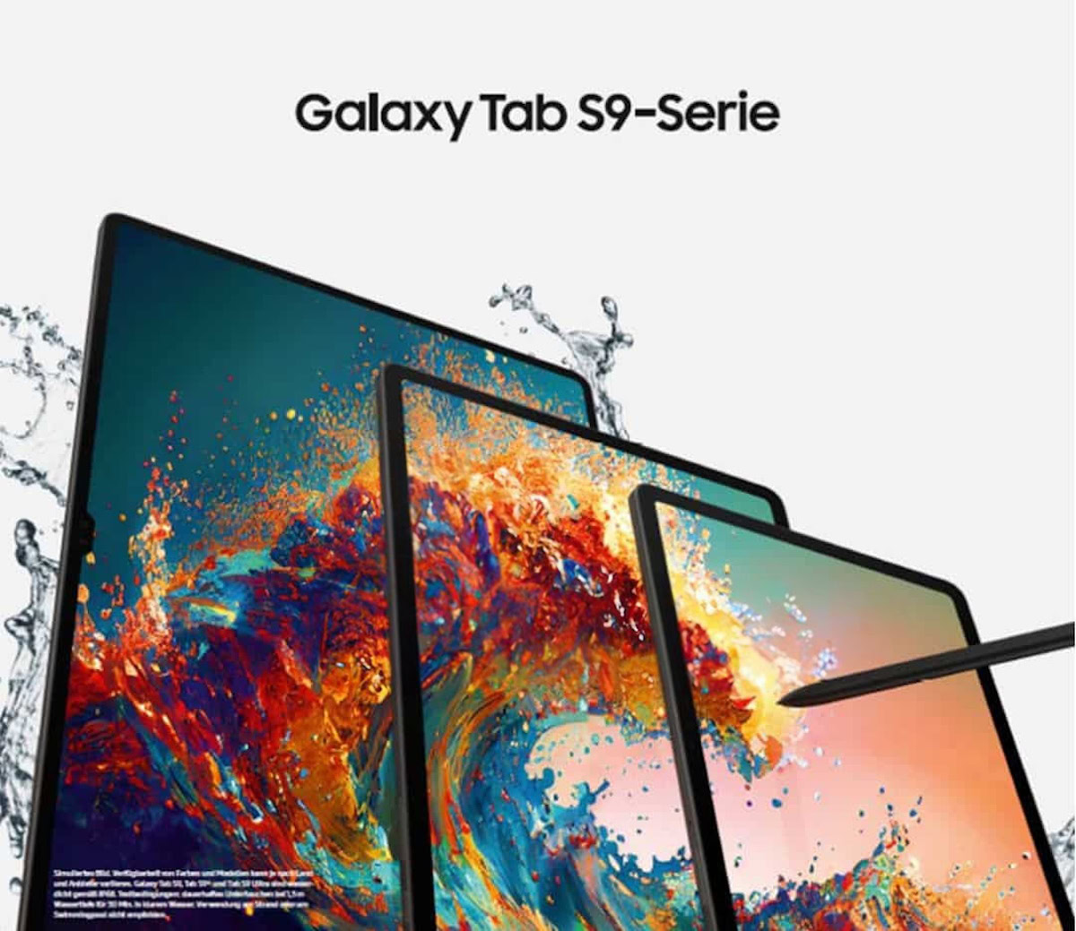 Samsung Galaxy Tab S9 series leaked render