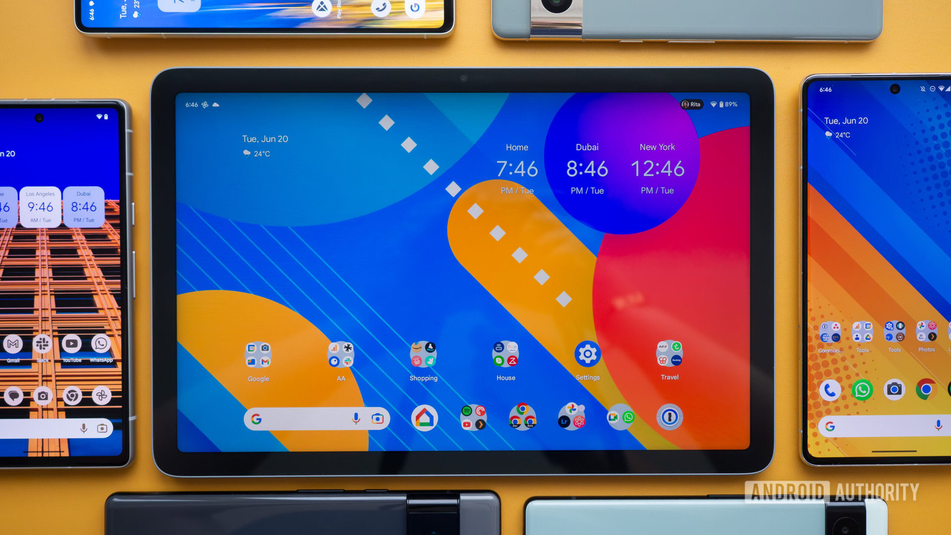 google pixel tablets pixel phones android homescreen 2