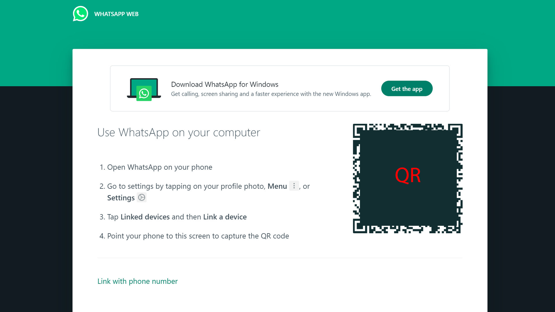 How to access and use WhatsApp Web (1)