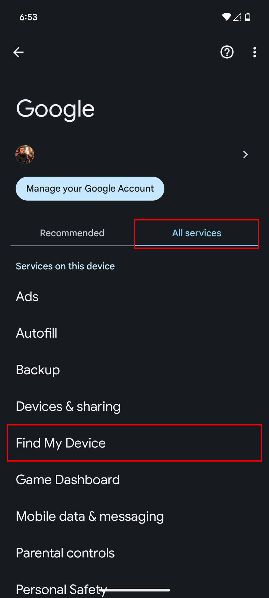 How to activate Find My Device on Android (2)
