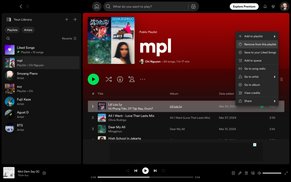 How to remove a song from a playlist on Spotify - Android Authority