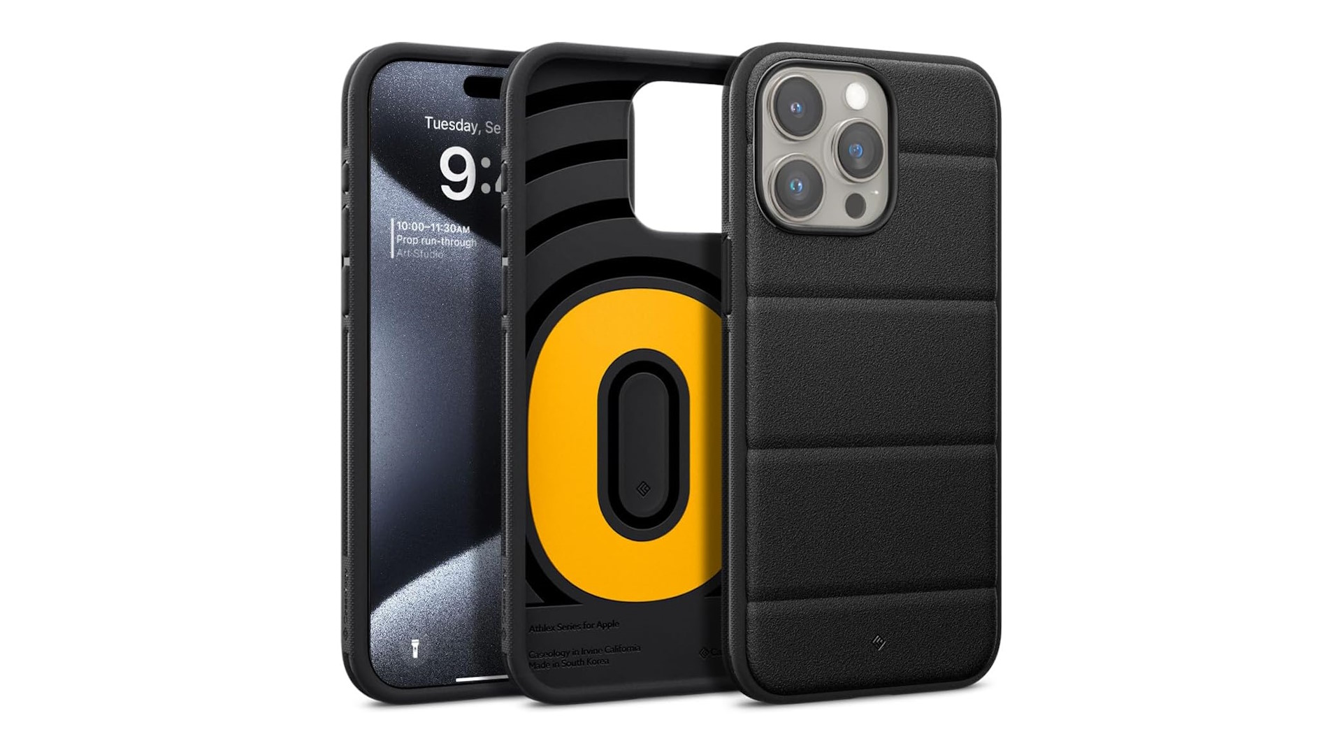  WOLLONY Compatible with iPhone 15 Pro Max Square Case