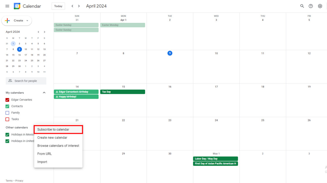 How to add a new calendar to Google calendar Android Authority