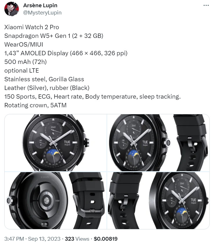 XIAOMI Xiaomi Watch 2 Pro