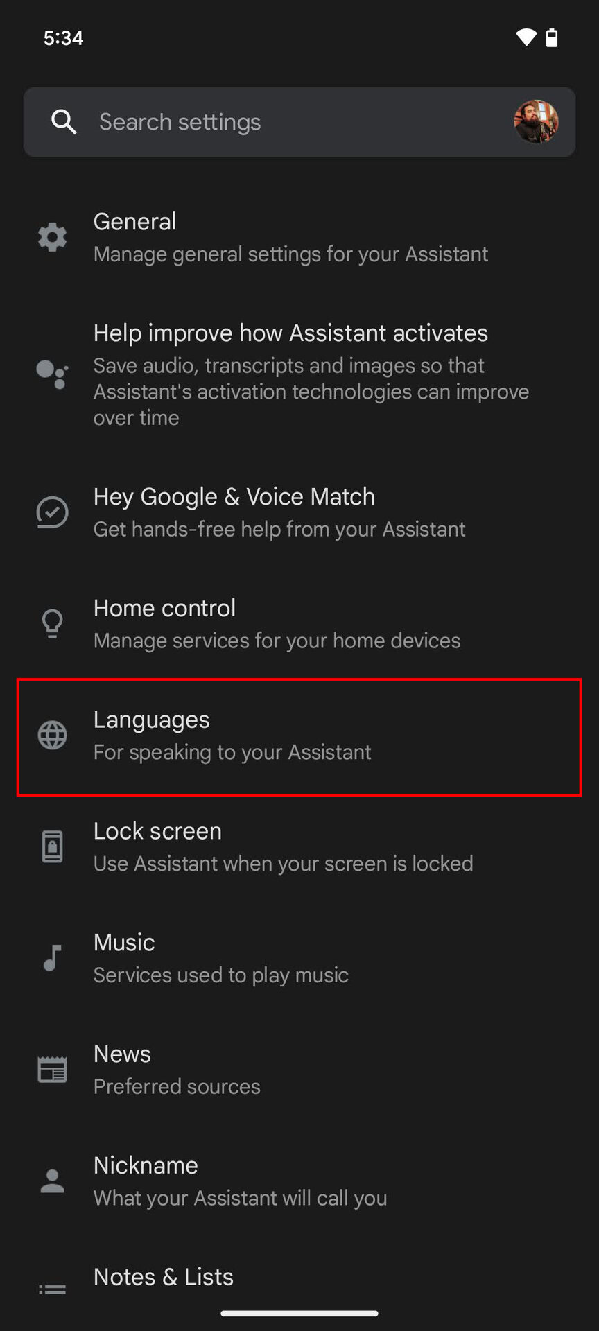 How to change your Google Assistant language on Android 14 (5)