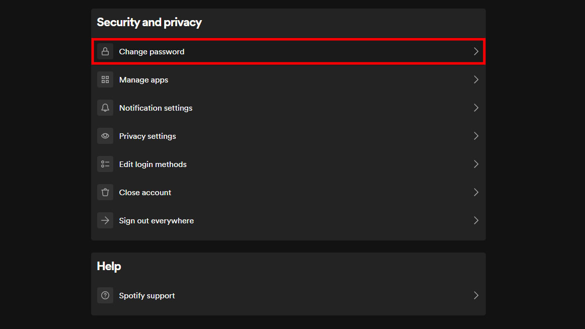 How to change your password on Spotify (1)