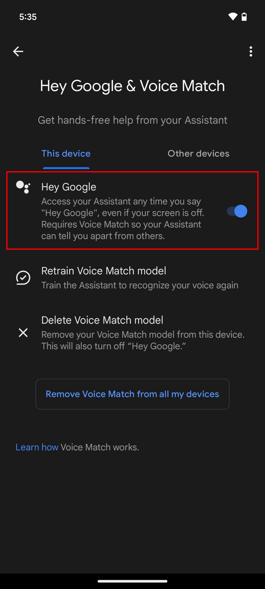 How to enable Hey Google on Android 14 (6)