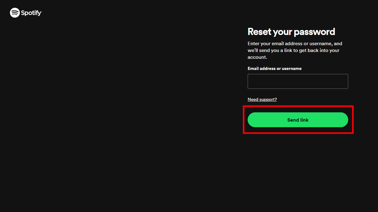 How to reset your Spotify password