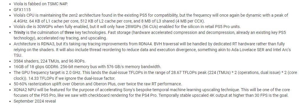 Rumoured PS5 Pro Leak Reveals Behemoth Spec Sheet