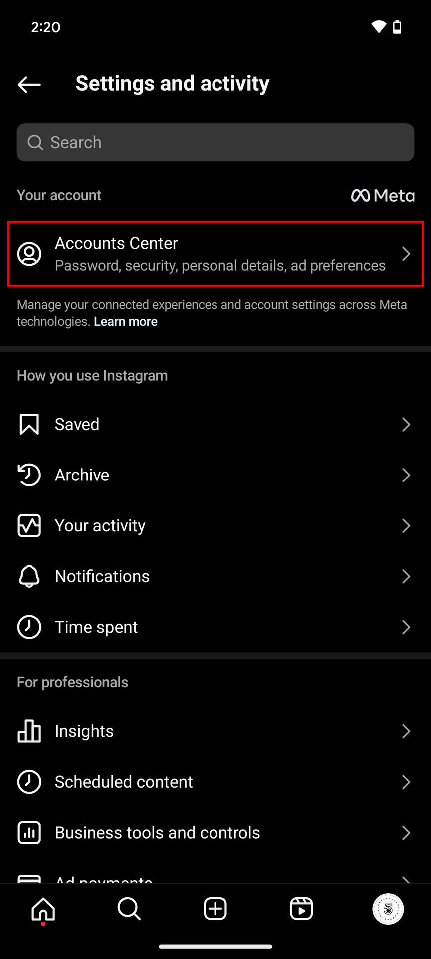 Enable SMS Two factor authentication on Instagram (2)