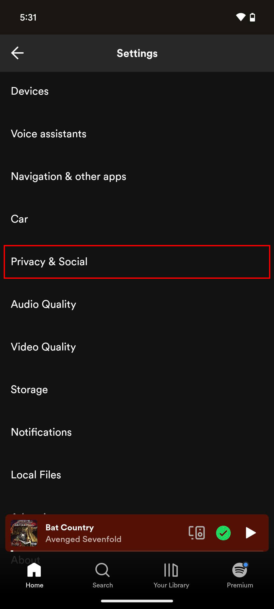 How to enable the Recently played artists list on Spotify app (3)