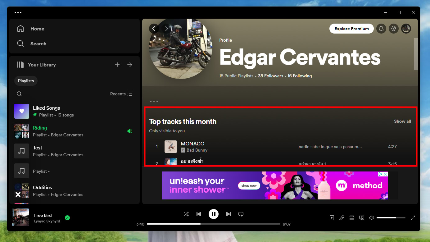 How to see your stats on Spotify (desktop and web player) (2)