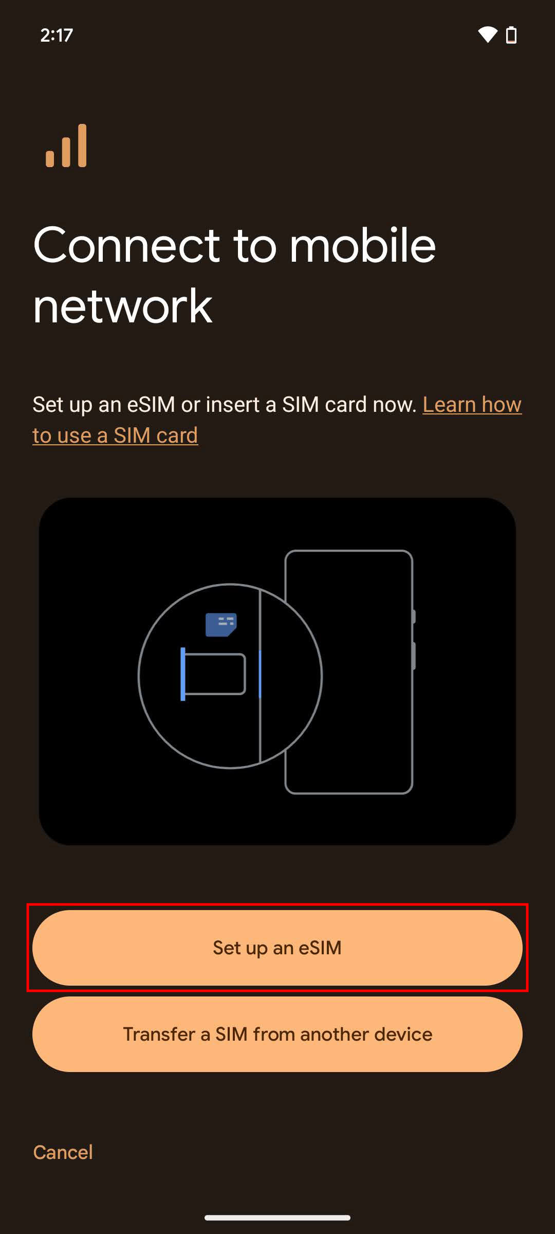 How to set up an eSIM on Android 14 (3)
