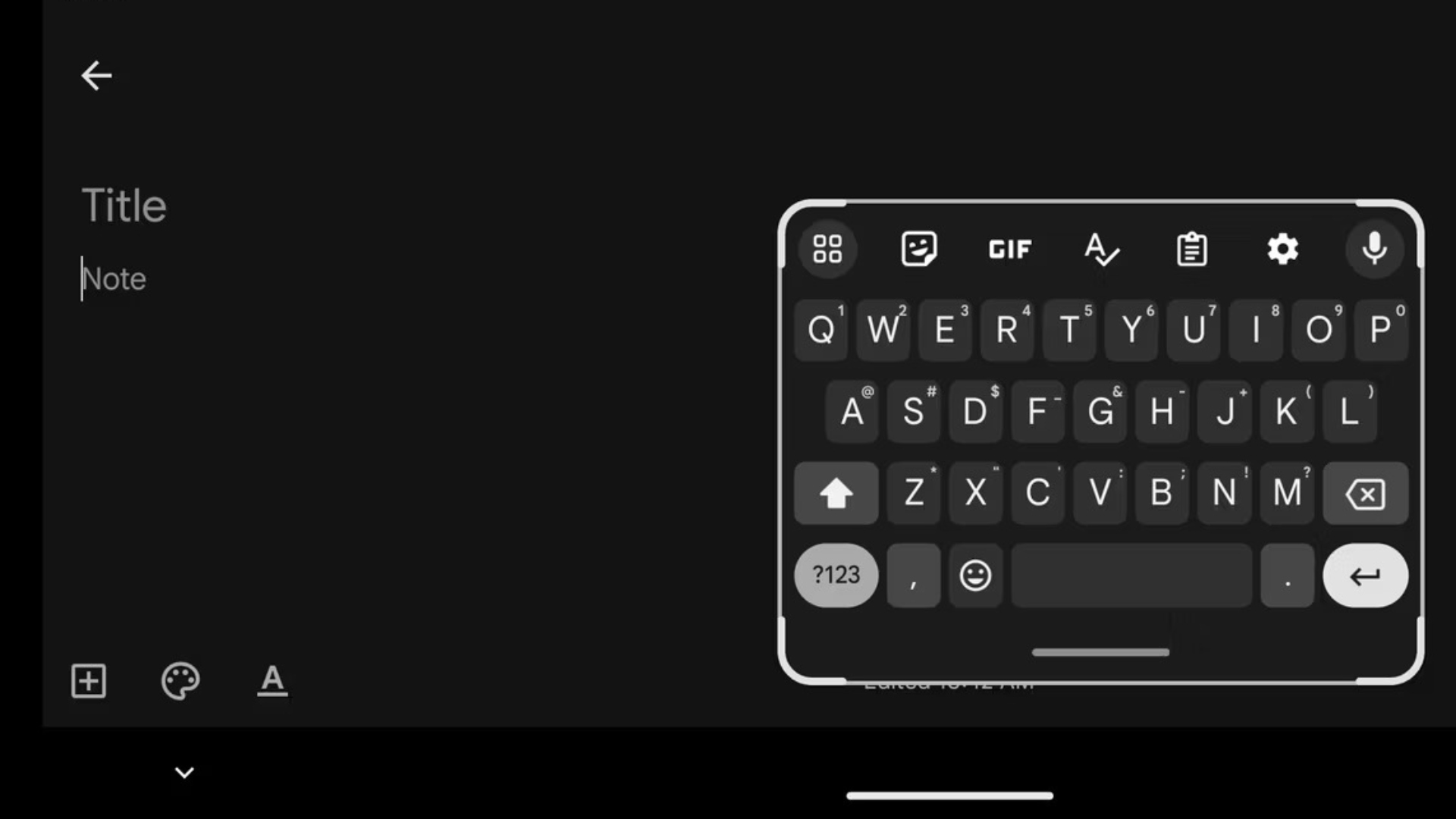 gboard auto floating landscape main