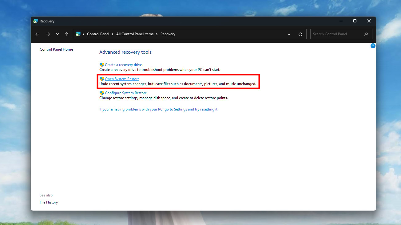 How to access Windows Recovery System (2)
