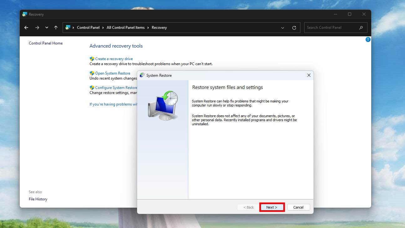 How to access Windows Recovery System (3)