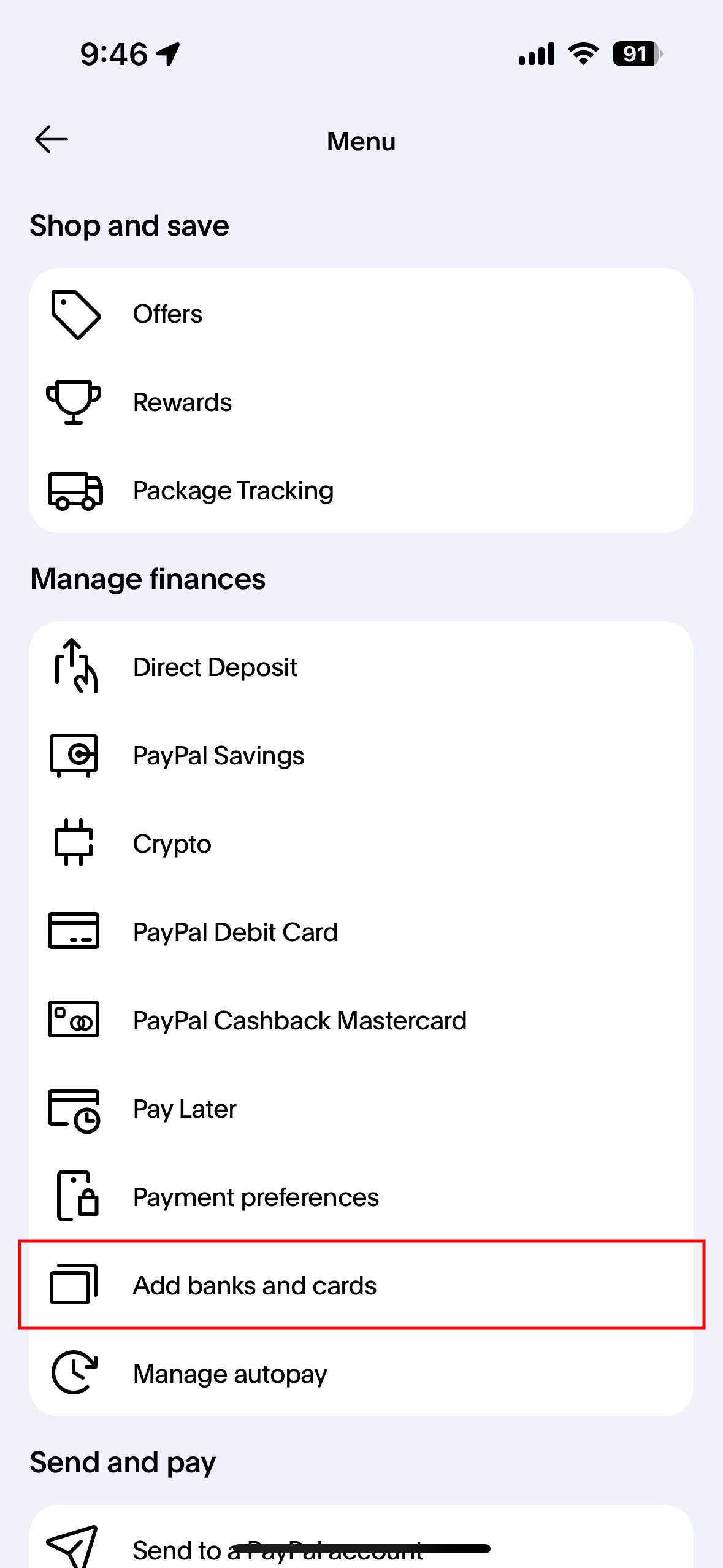 How to add your Cash App Cash Card to PayPal 2