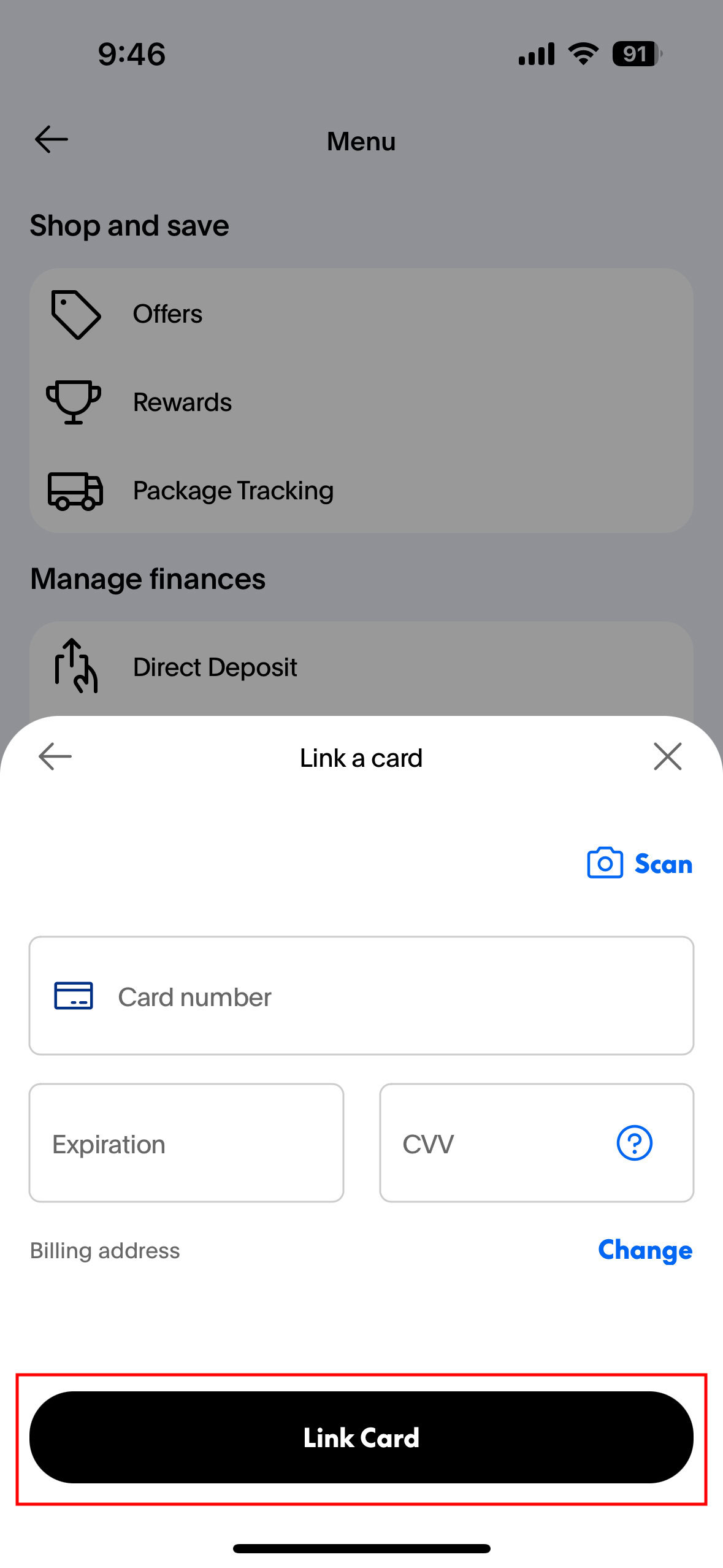 How to add your Cash App Cash Card to PayPal 5