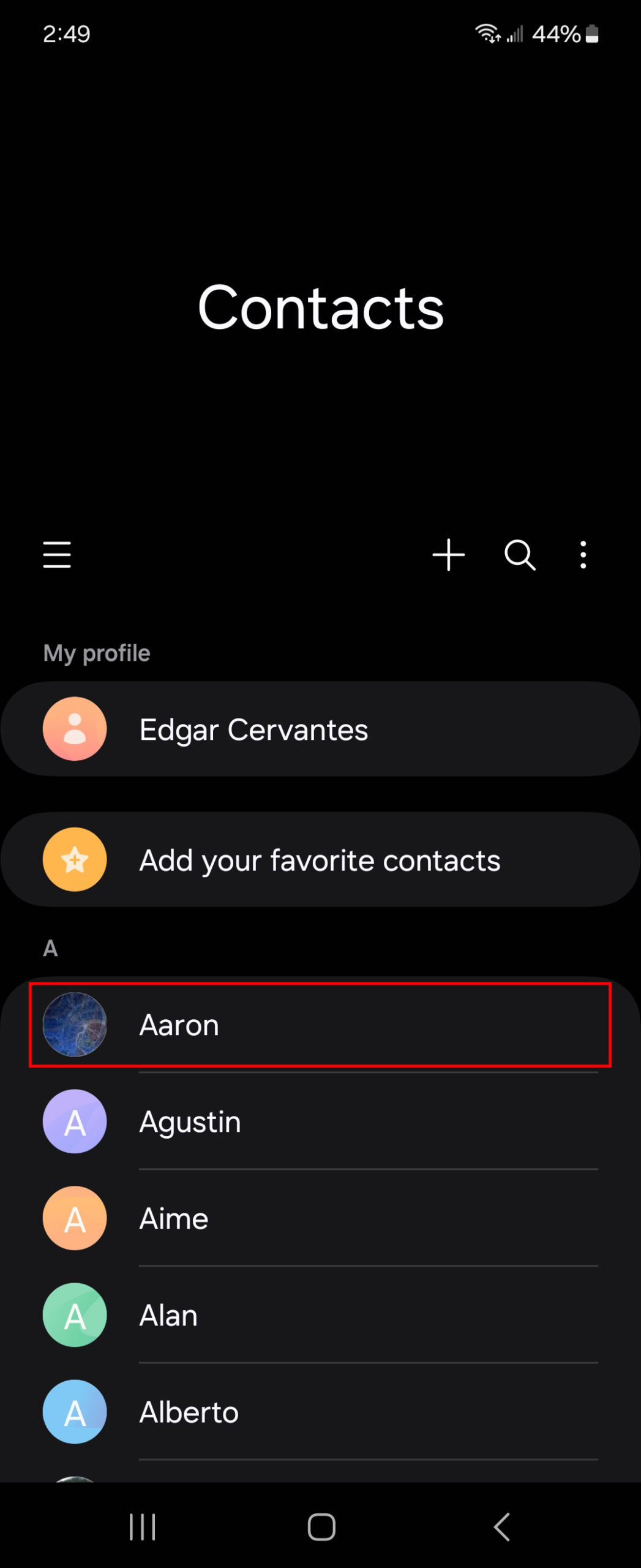 How to block a number on a Samsung phone using the Contacts app 1