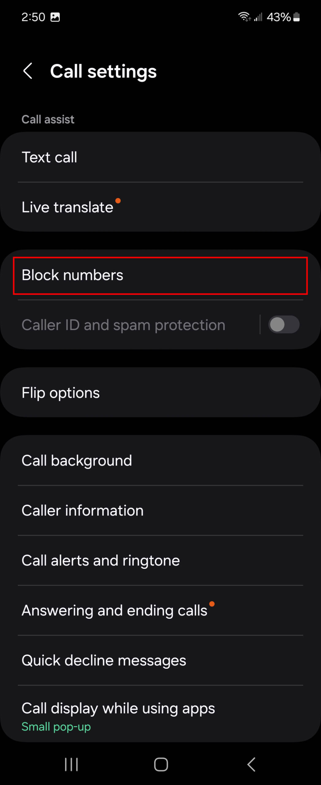 How to block a number on a Samsung phone using the Phone app 3