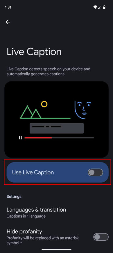 How To Turn Off Live Caption On Android Android Authority