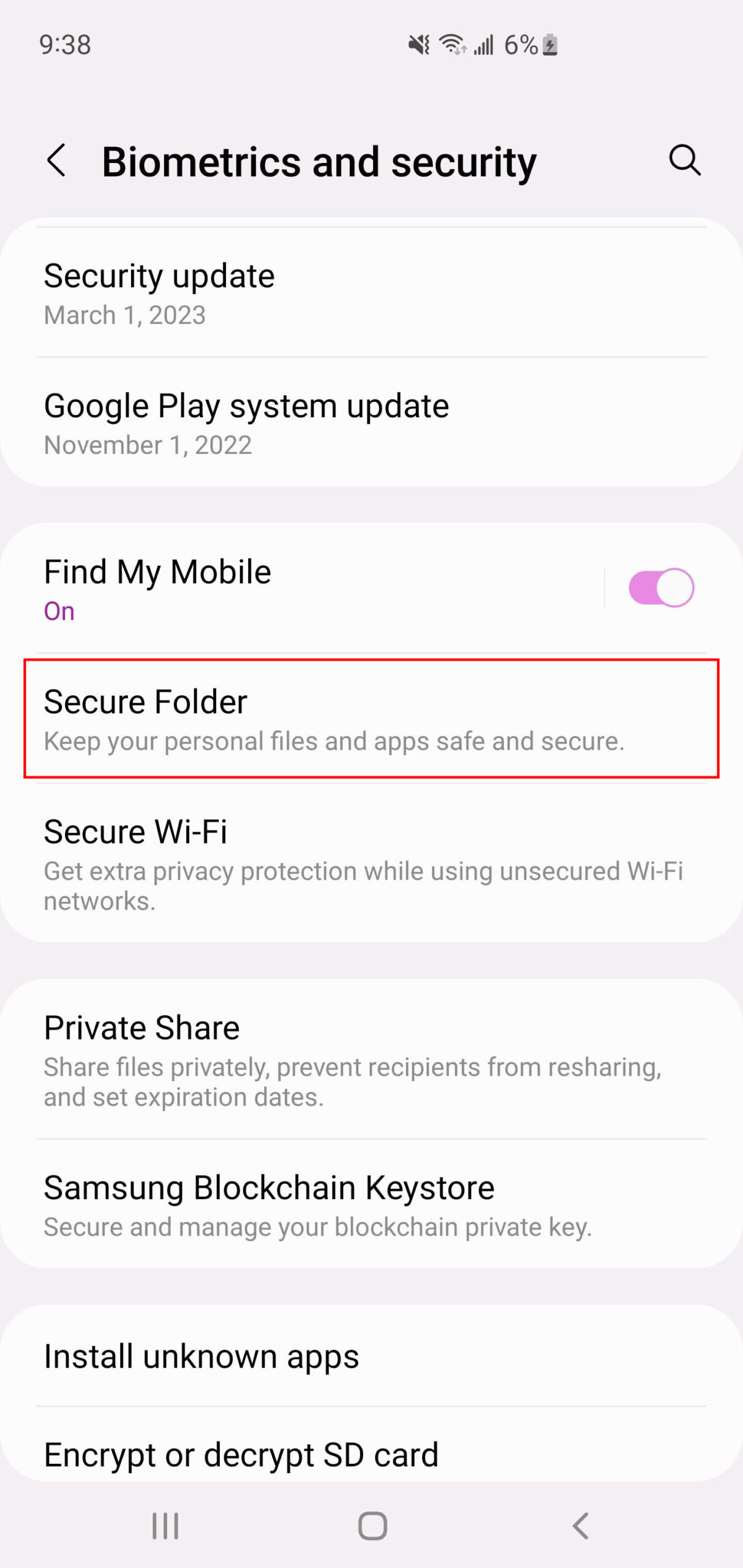 How to set up Samsung Secure Folder (2)