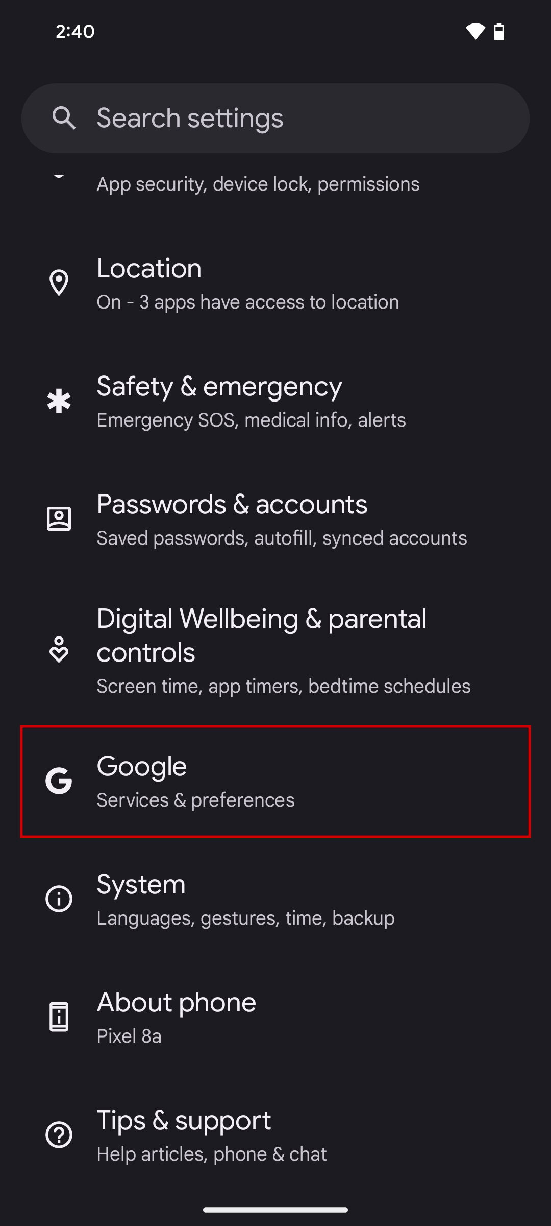 How to turn on Backup by Google one June 2024 (1)