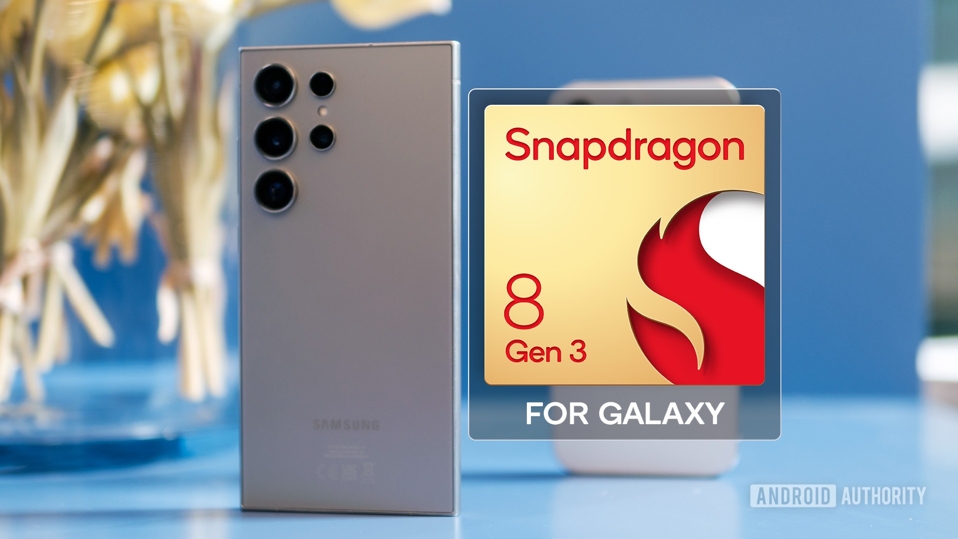 Logo Snapdragon 8 Gen 3 pour Galaxy