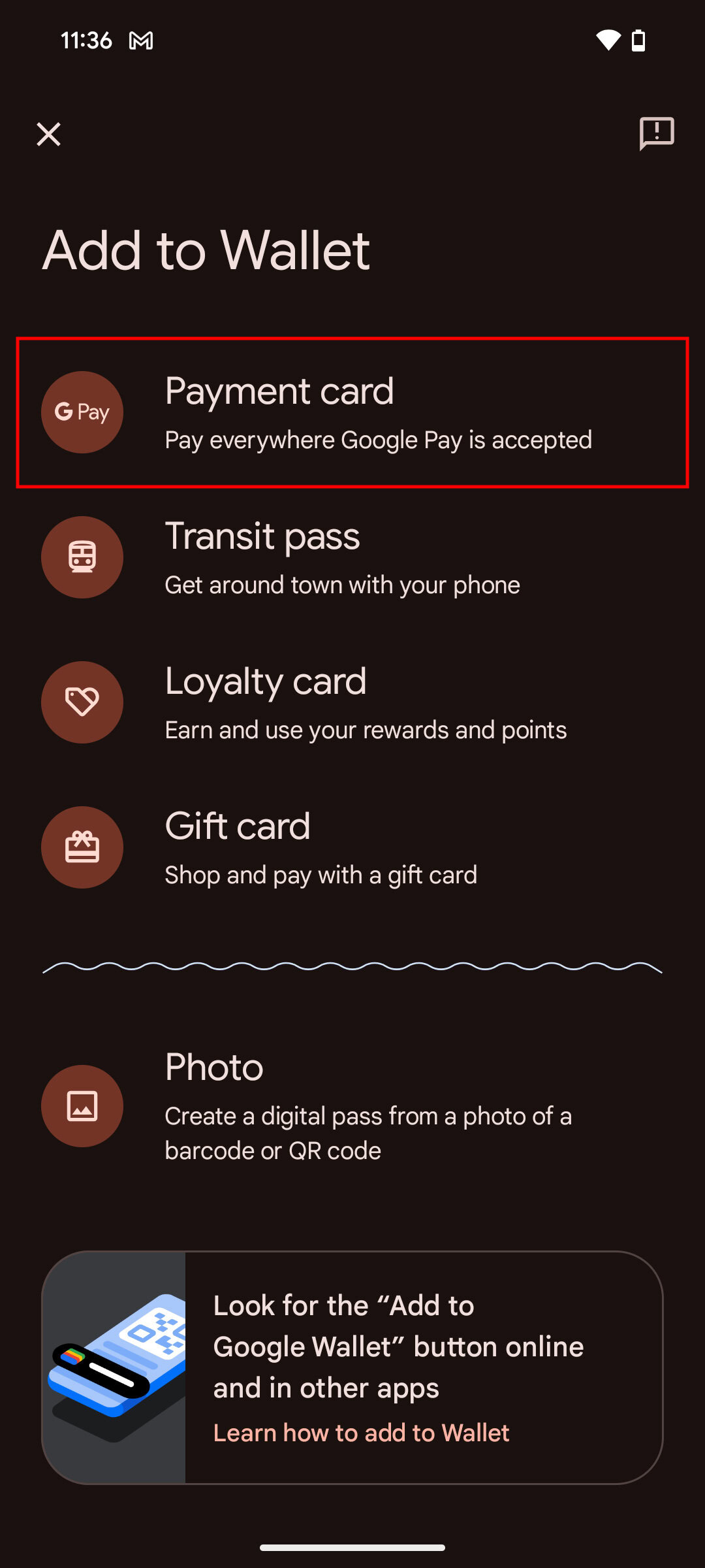 How to add a debit or credit card on Google Wallet 2