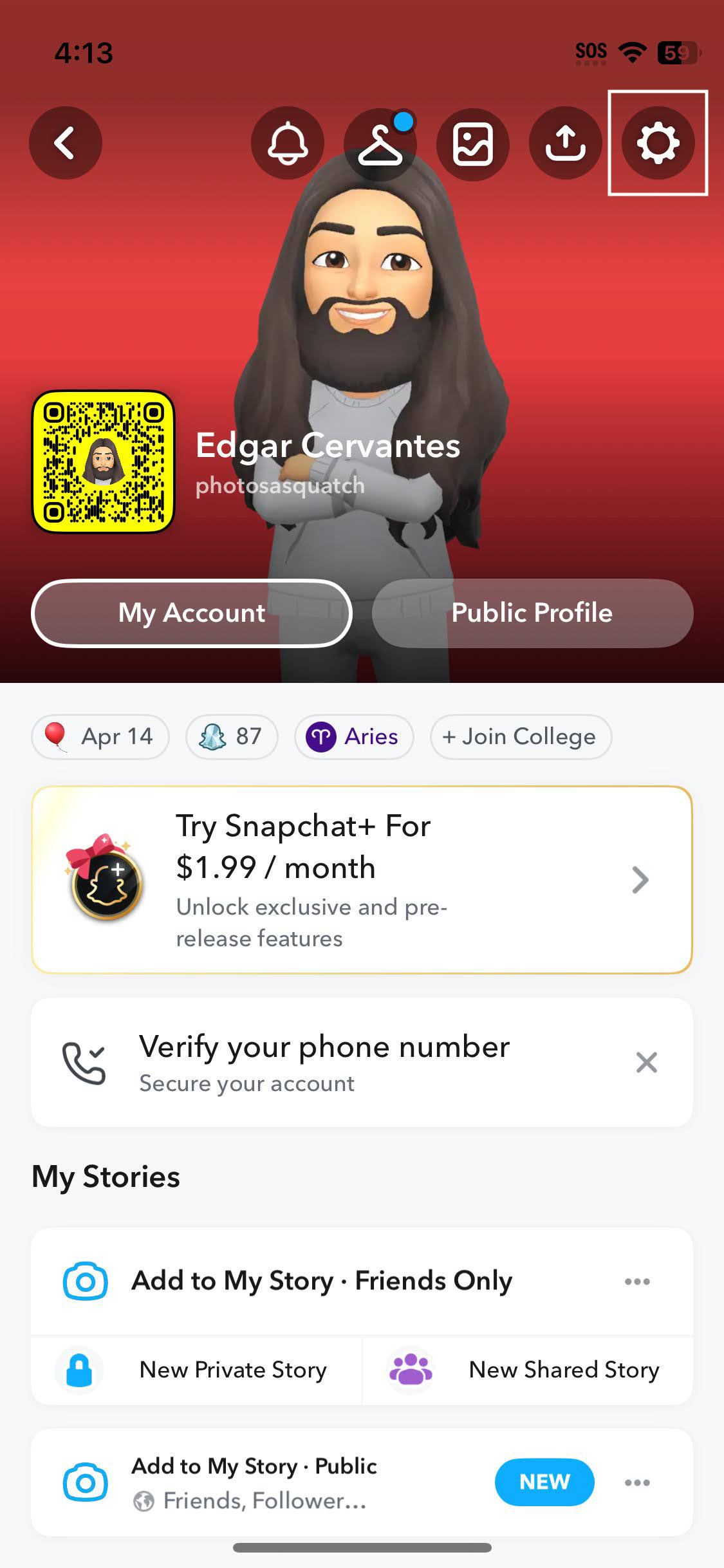 How to download your Snapchat data using the iPhone app (2)