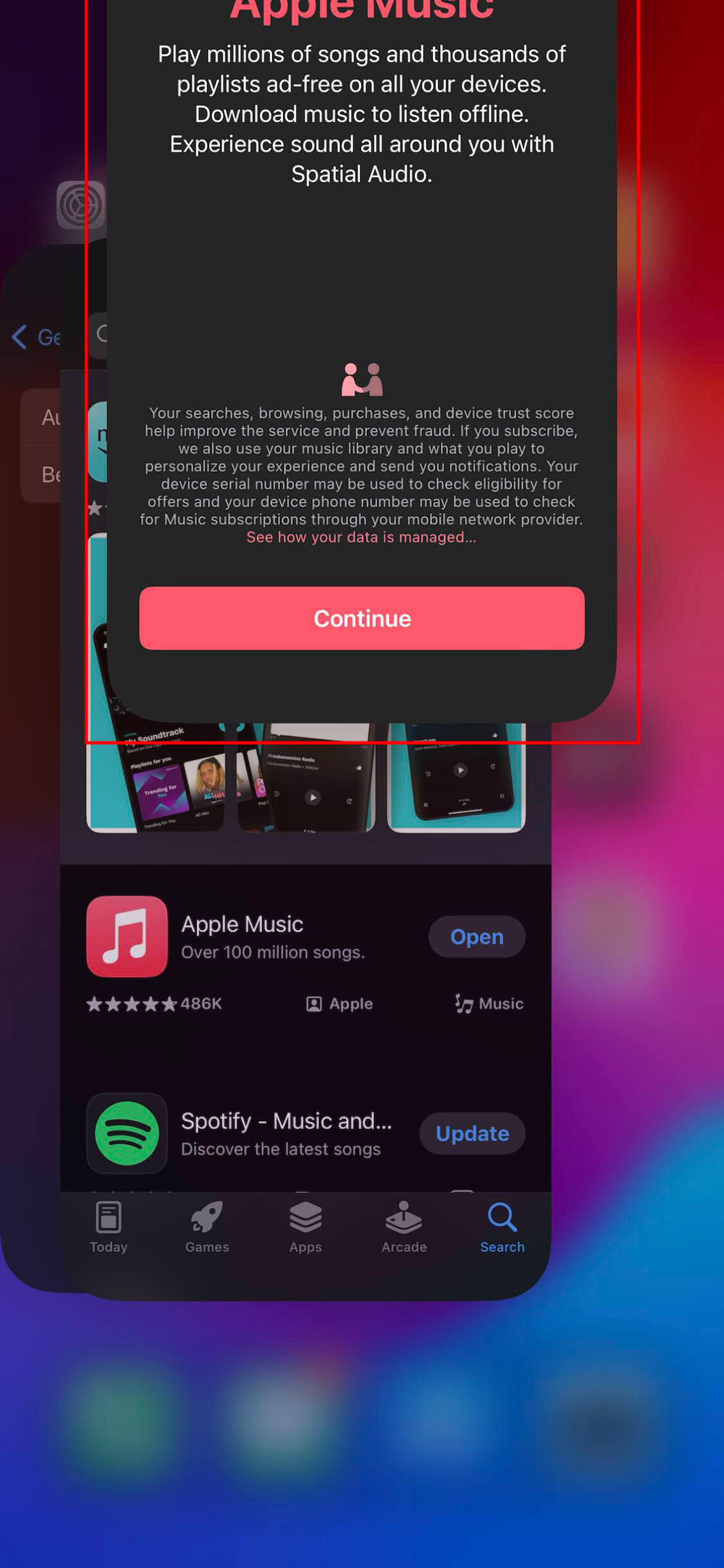 How to force close the Apple Music app on iPhone (3)