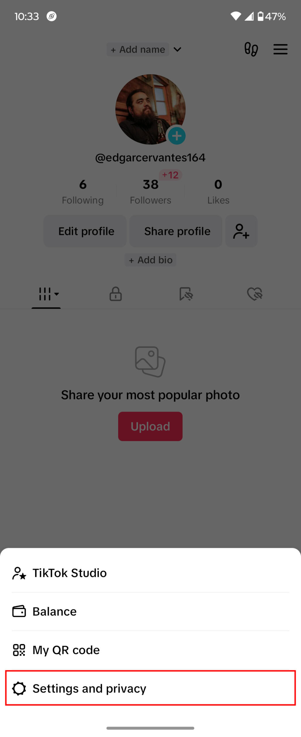 How to make your TikTok account private (2)